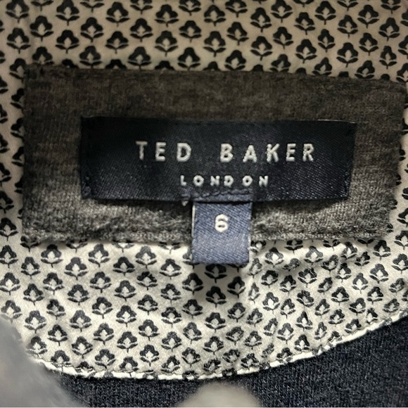 Ted Baker full zip sweater grey size XL - Picture 3 of 5